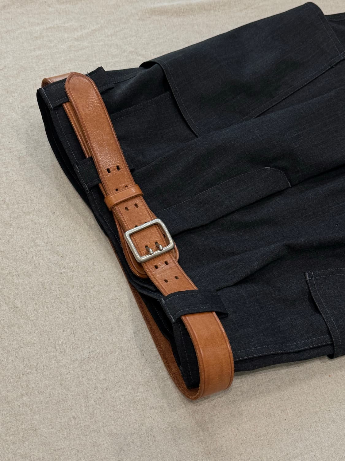 꼼데가르송 옴므 플러스 레더 벨트 상품이미지4