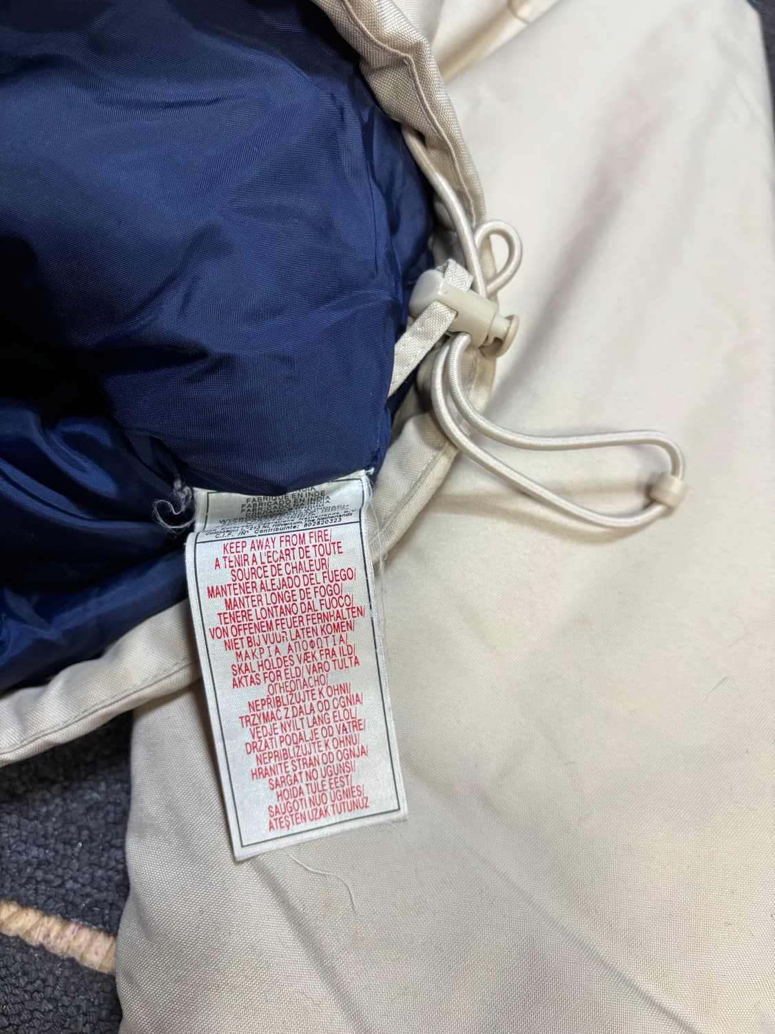 00s 나이키 아이보리 베이지 올드스쿨 점퍼  상품이미지4