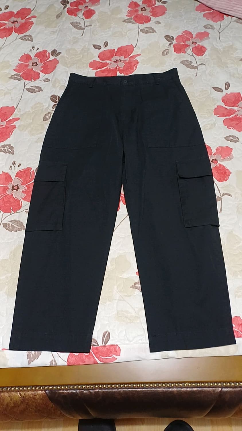 자라 와이드 카고팬츠 실측35인치 기장104 상품이미지1