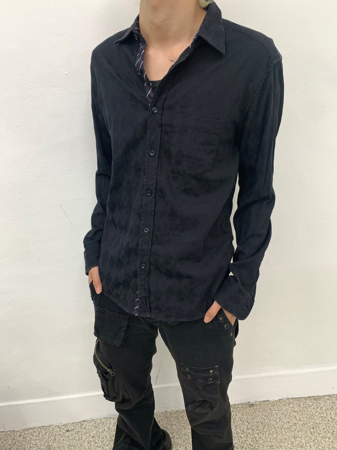 Black minimal shirt  상품이미지1