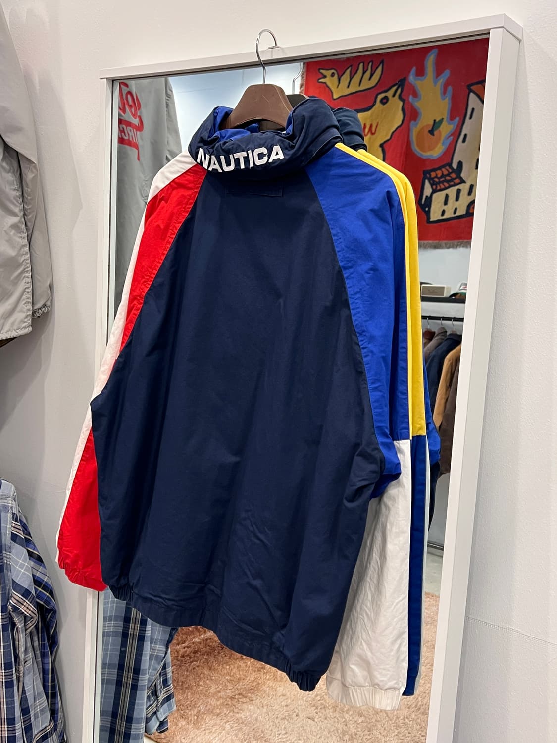 90s Nautica 노티카 올드스쿨 리버서블 세일링 기어 자켓 상품이미지5