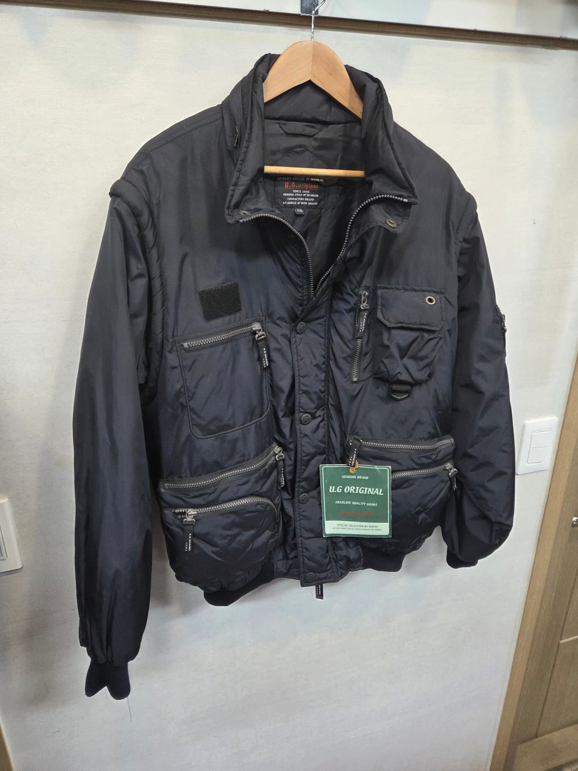 U.g 오리지날 멀티포켓 항공 패딩 자켓 xxl 상품이미지6