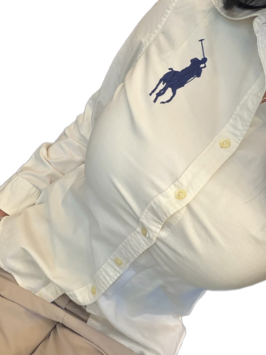 ✨폴로 랄프로렌 빅포니 스키니핏 화이트 셔츠✨ 상품이미지2