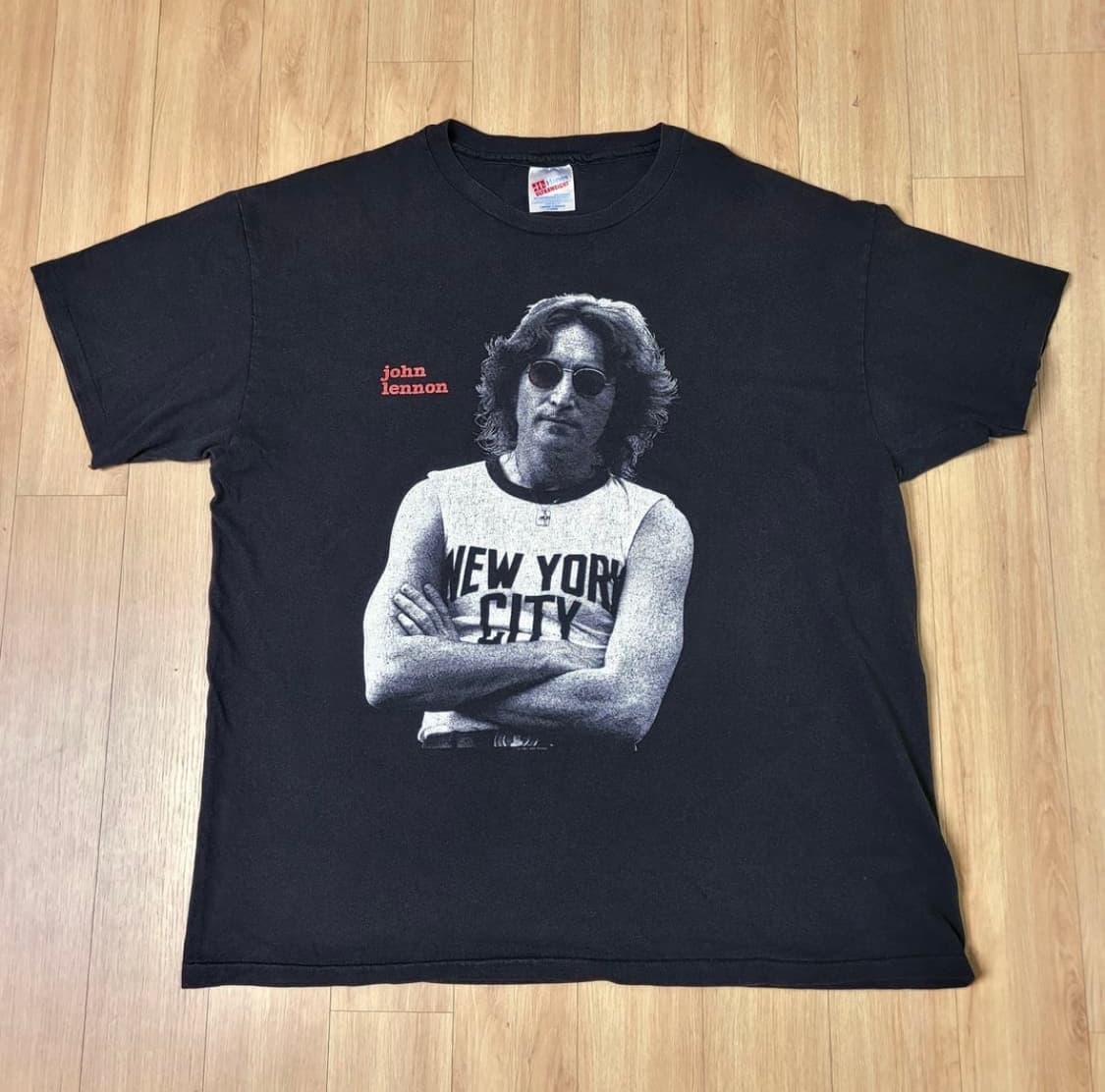 [XL] 90s 존레논 뉴욕 시티 티셔츠 상품이미지1