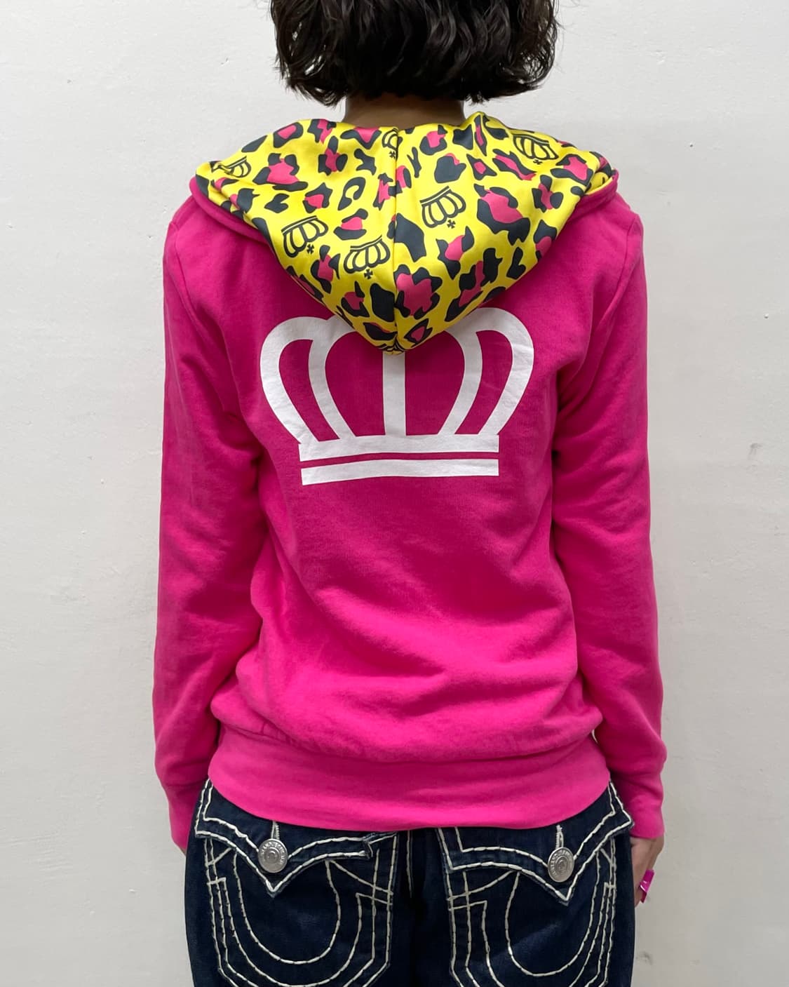 Baby Doll Reversible Leopard HoodieZipUp 상품이미지4