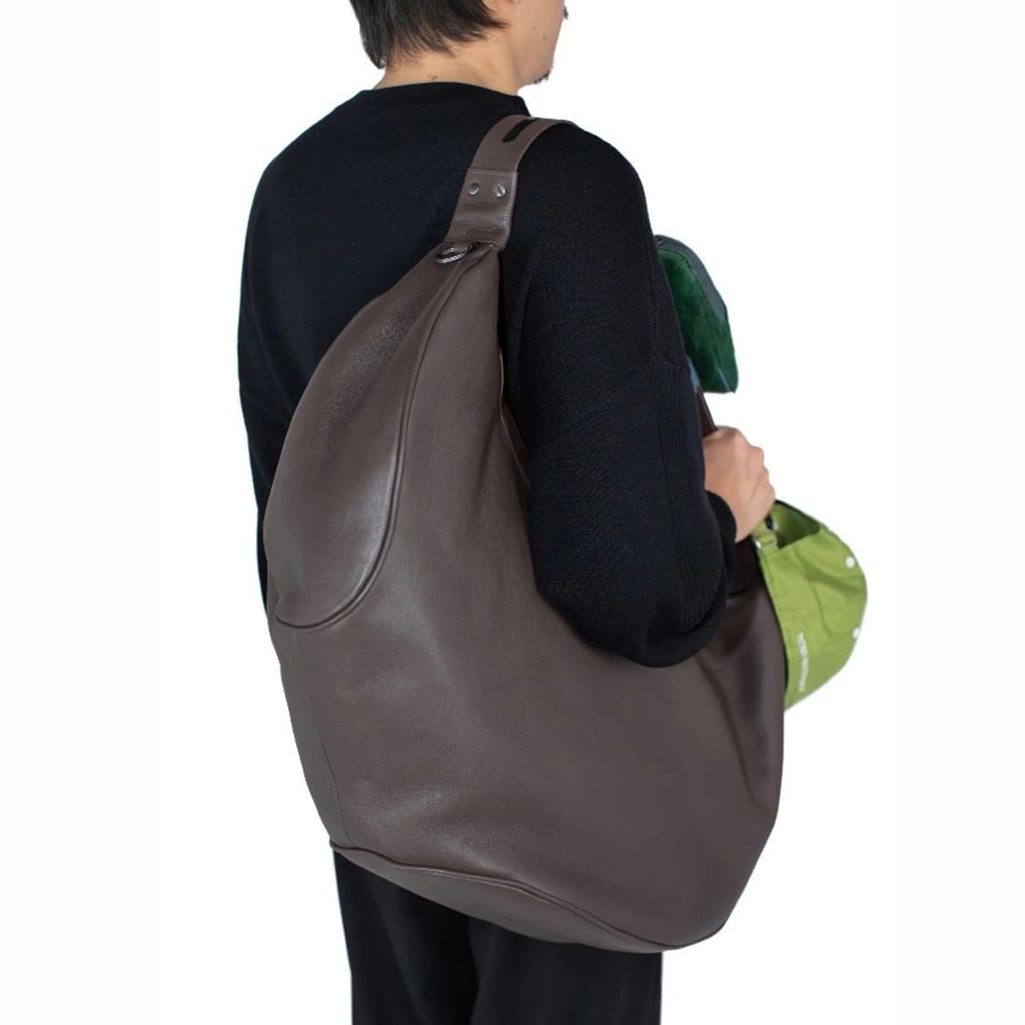 키코 코스타디노브 25fw MORAVIA 레더 백/초콜렛 상품이미지6