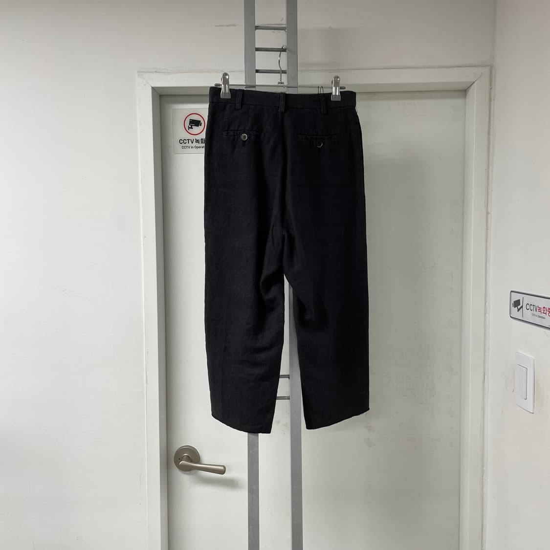 바레나 마 100% 블랙 팬츠 38(W) 상품이미지4