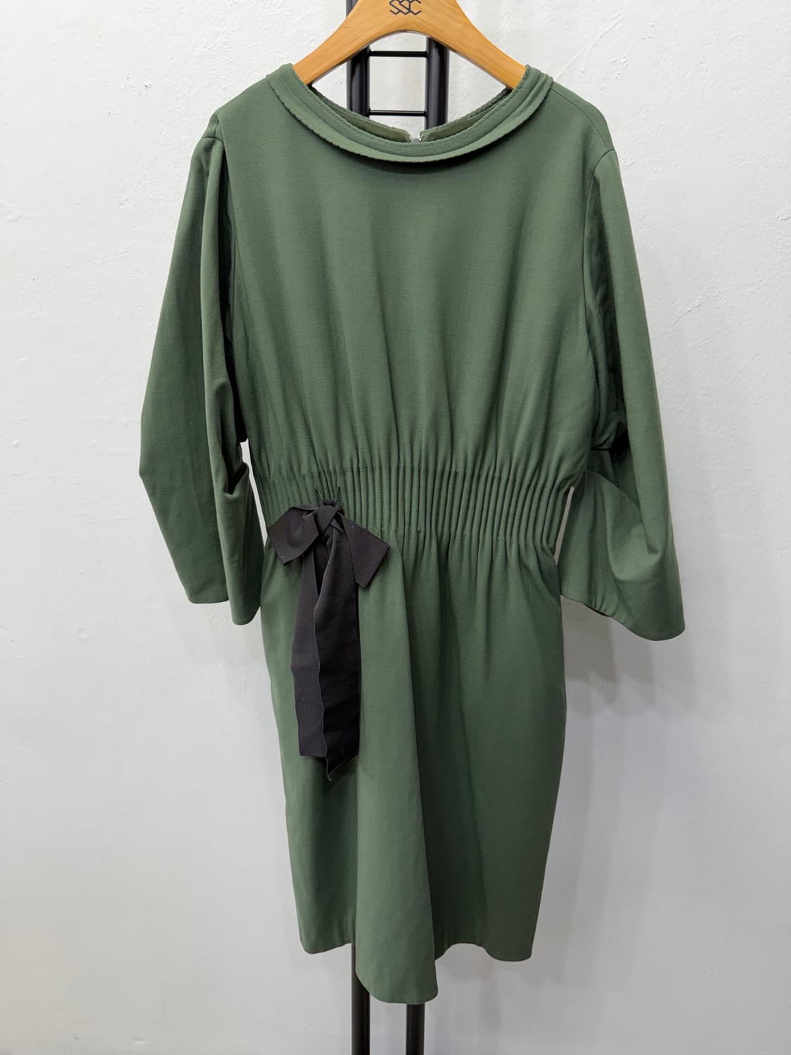 정품) MINE 마인 한섬 리본 장식 롱 원피스 82 상품이미지1