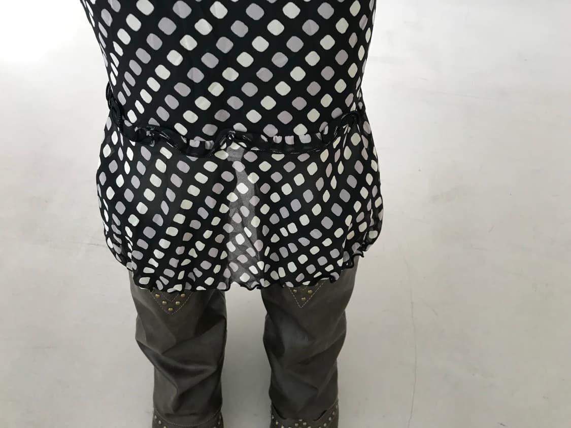 vintage dot pattern skirt (28inch) 상품이미지6