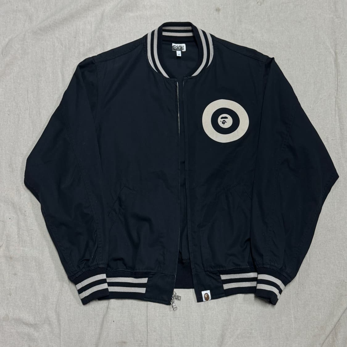 베이프 00s 사루 백로고 투웨이 봄버 자켓 S(100) 상품이미지3
