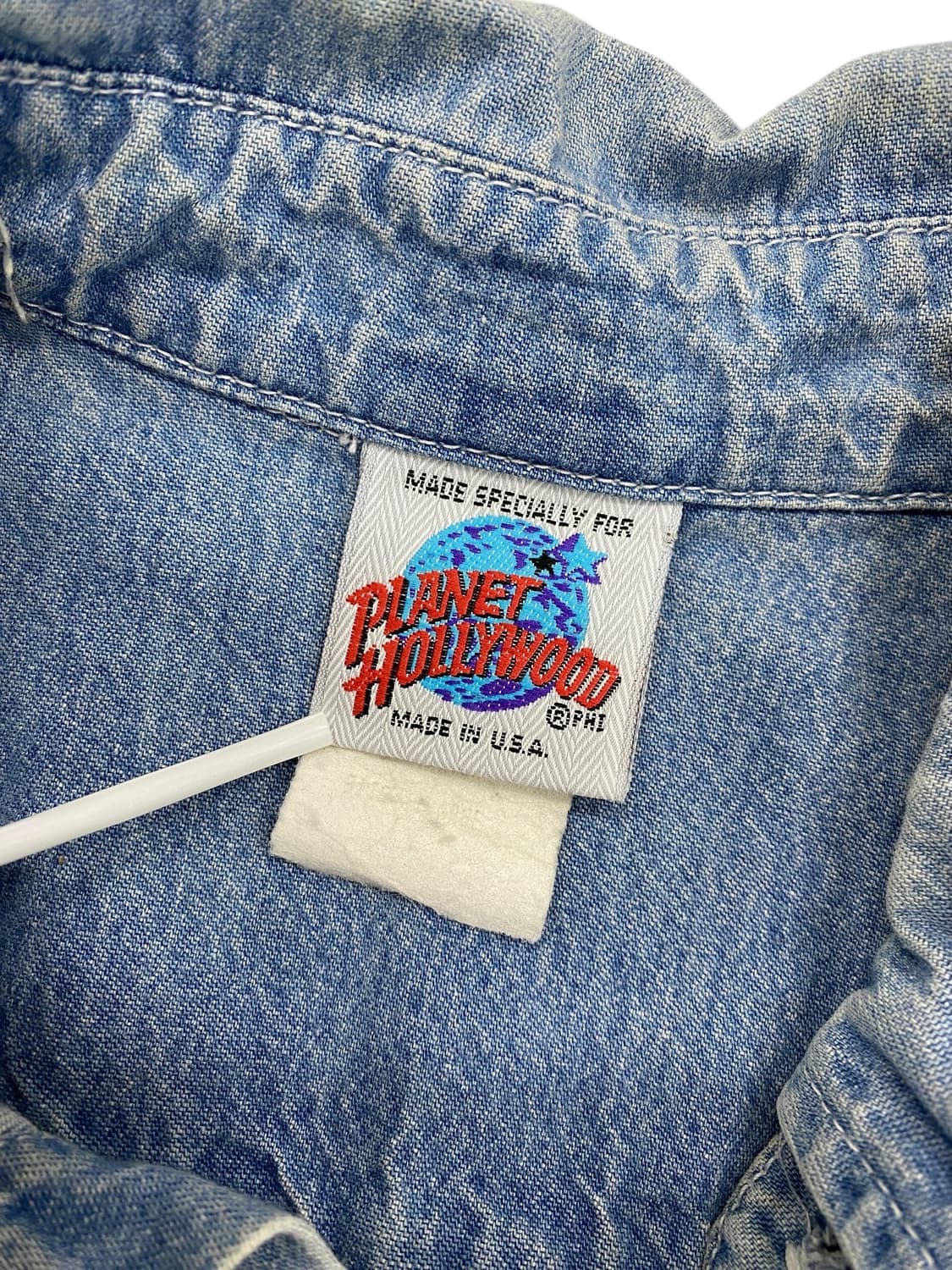 90's 플래닛 할리우드 데님 셔츠 상품이미지7