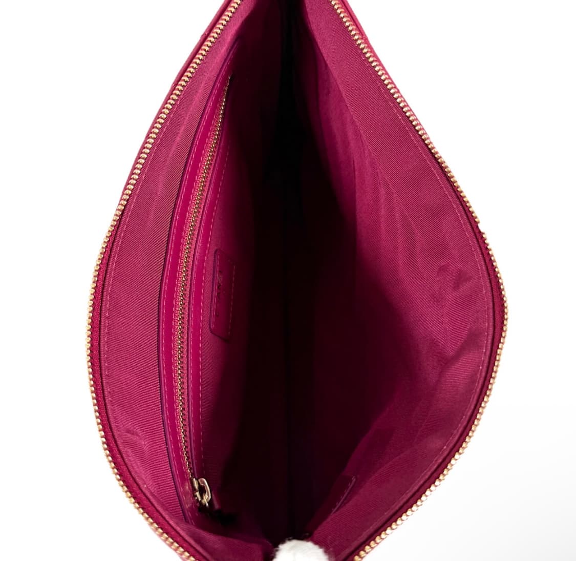 샤넬 클래식 쉐브론 램스킨 클러치 버건디 금장 미디움 뉴미듐 A82545 상품이미지8