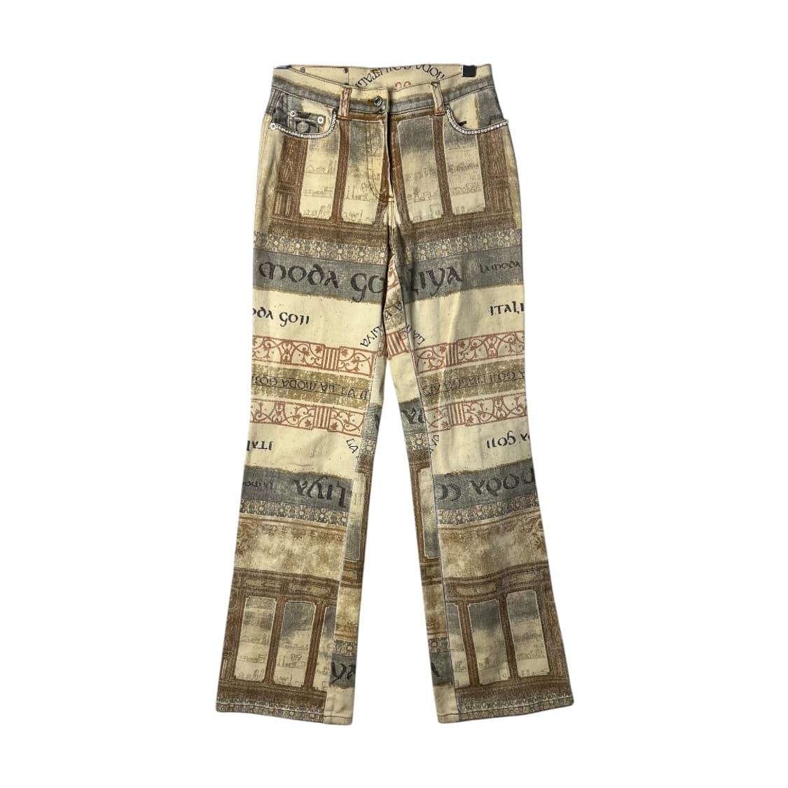 [GK] 지케이 자카드 데님팬츠 상품이미지1