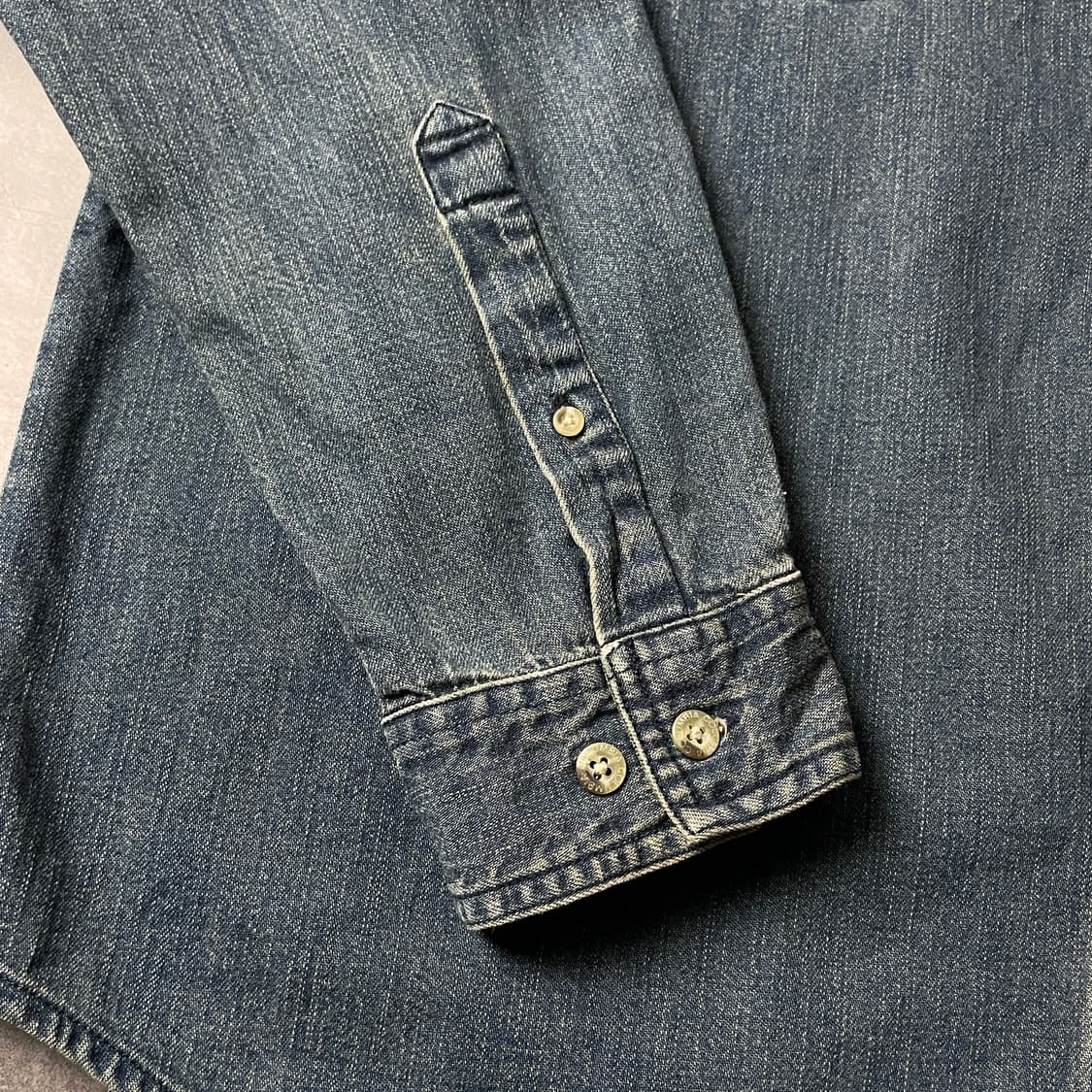COLUMBIA 00s 컬럼비아 빈티지 코튼 데님 셔츠 A00608 상품이미지5
