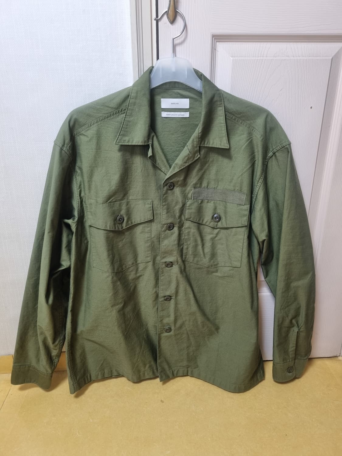 아워셀브스 25ss 유틸리티 107 셔츠 자켓 올리브 상품이미지1