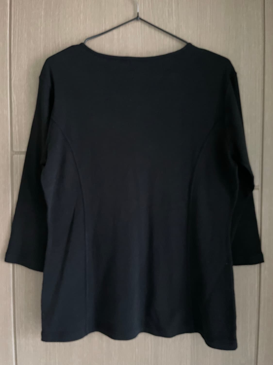 블랙모리 면100 칠부 티 상품이미지4