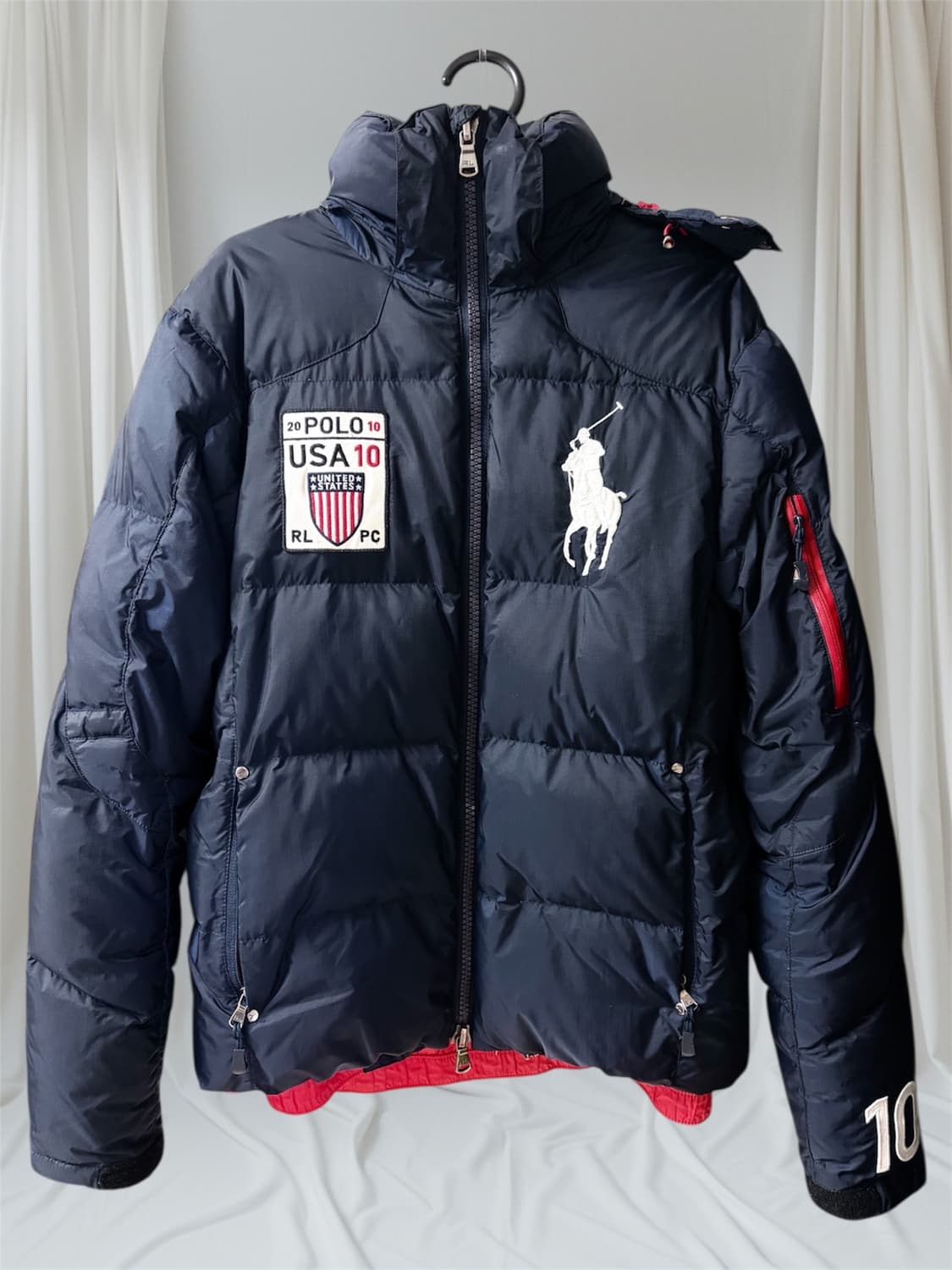 폴로 빅포니 성조기 패딩 상품이미지1