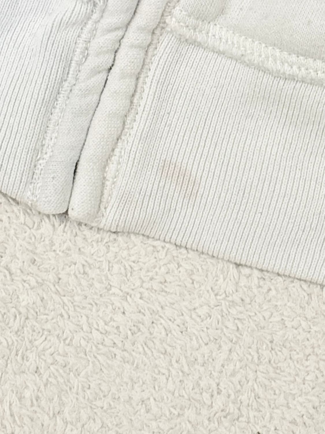 Abercrombie 아베크롬비 화이트 양털 퍼 후드집업 상품이미지5