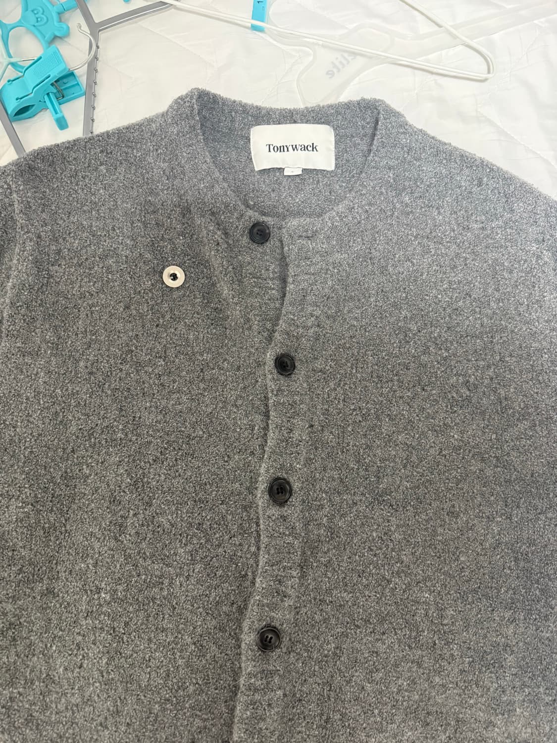 토니웩 알파카 가디건 L 상품이미지1