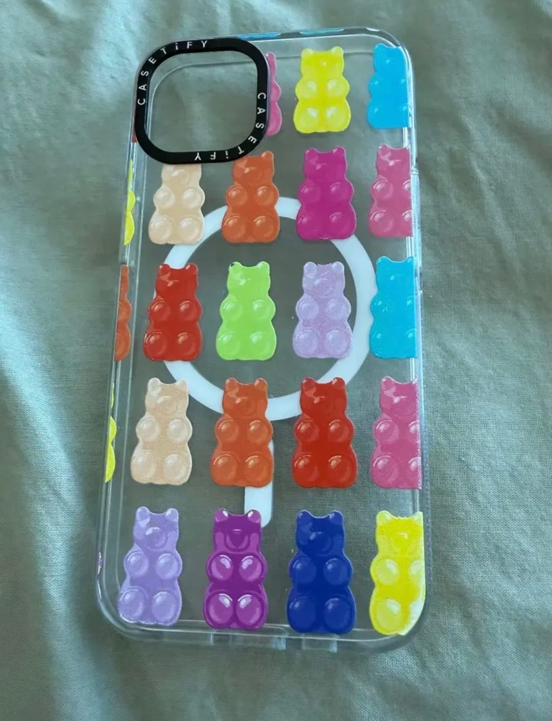 정품 케이스티파이(Casetify )젤리베어 맥세이프 케이스 판매합니다 상품이미지2
