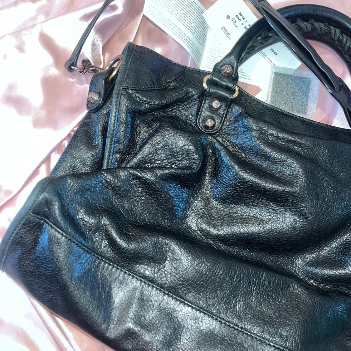 Balenciaga 발렌시아가 모터백 시티백 블랙 상품이미지3