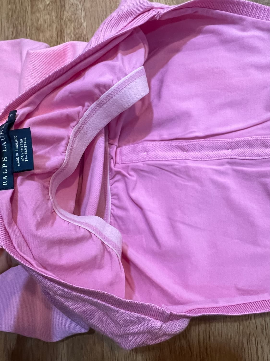 랄프로렌 여성 핑크 홀터넥카라티 민소매티셔츠 상품이미지5