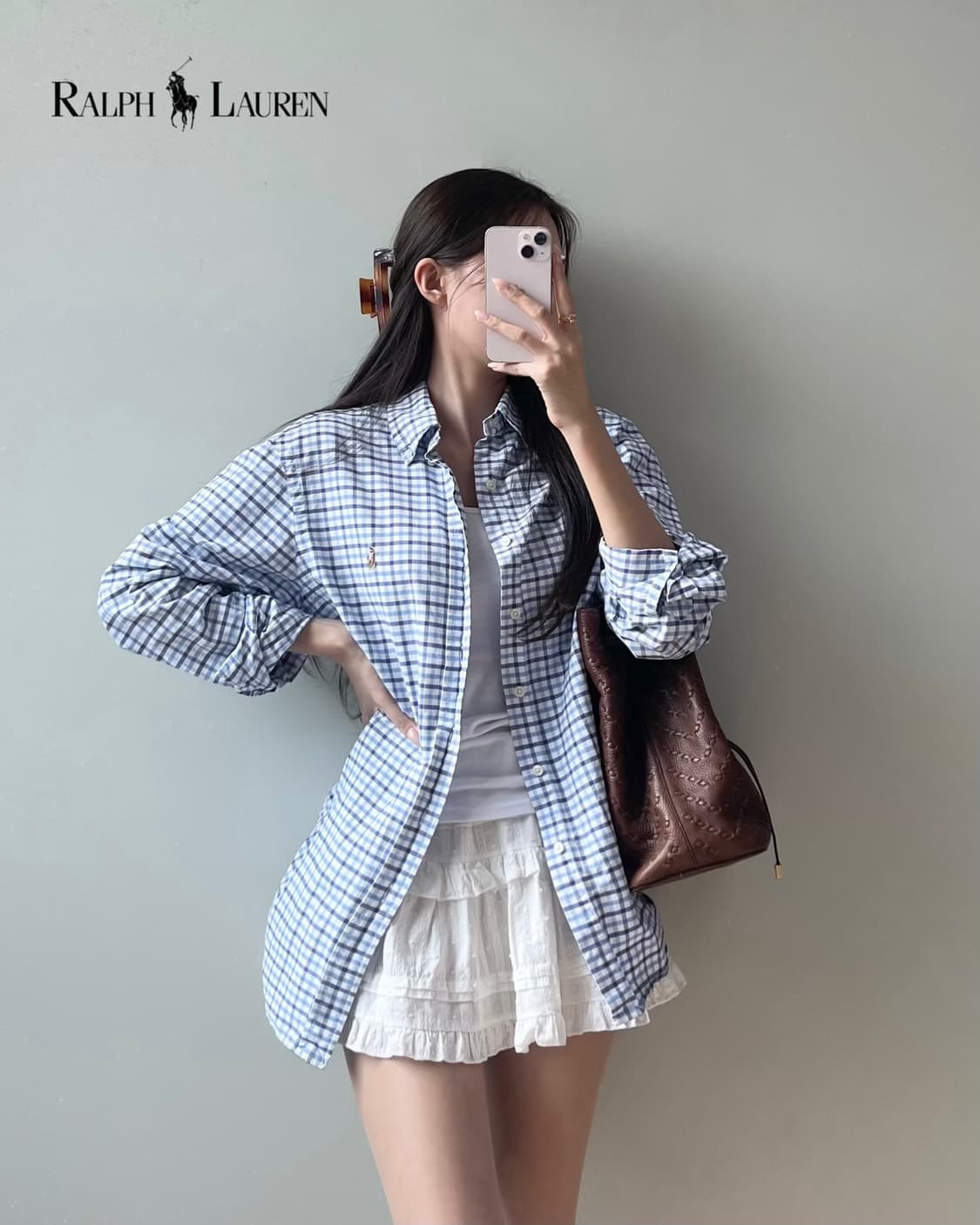 폴로 체크 셔츠  상품이미지2