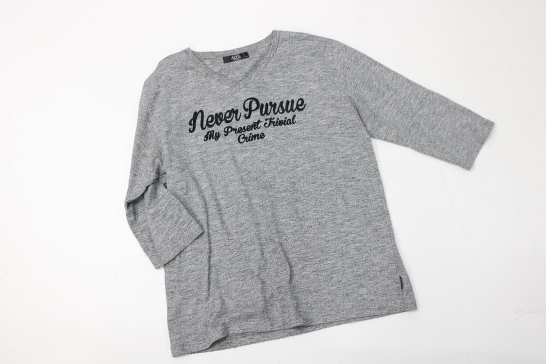 AZUL 아줄 프리메라 성모 마리아 그래픽 브이넥 7부 티셔츠 L 상품이미지5