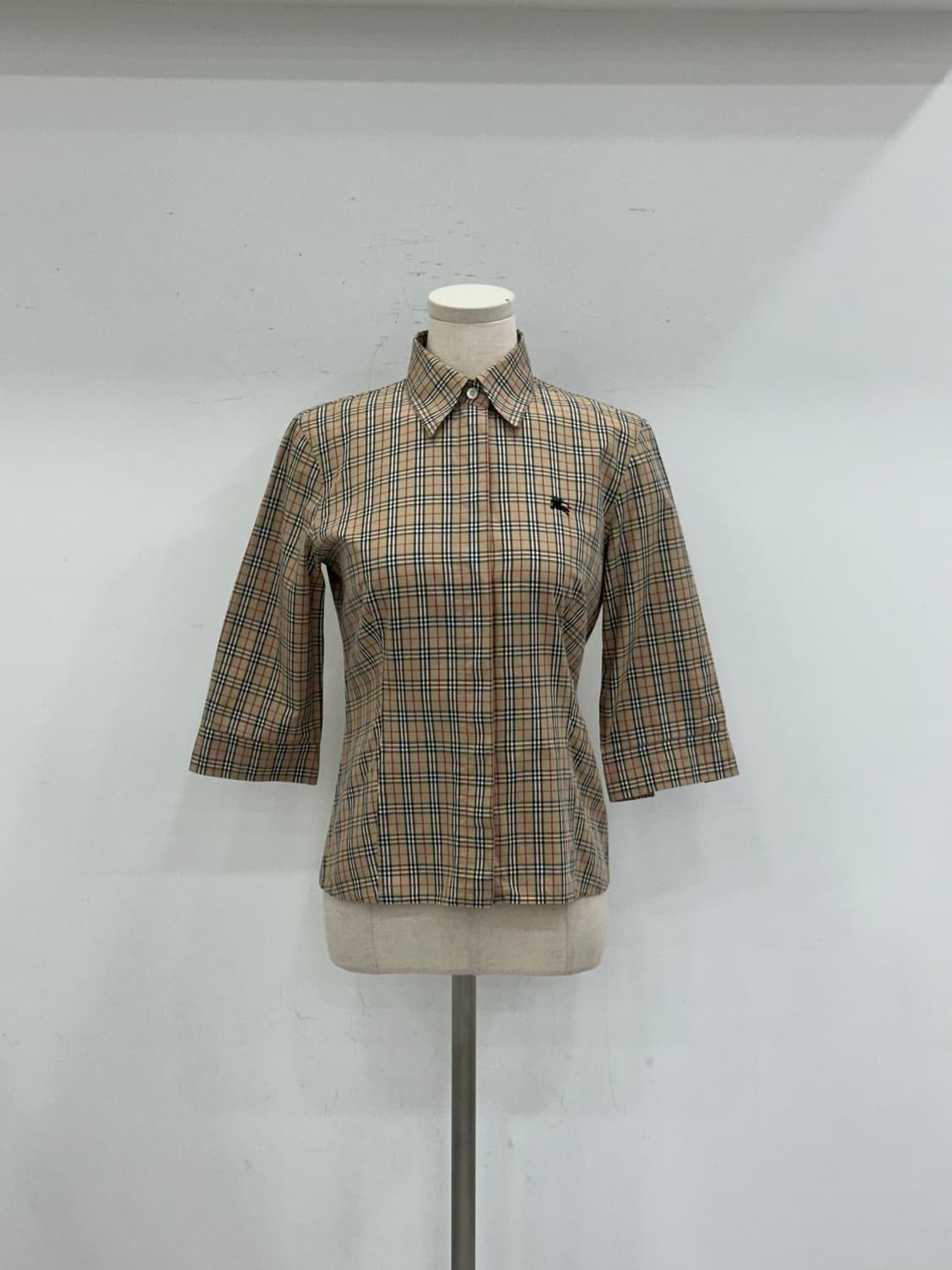 버버리 체크 여성 남방 상품이미지1