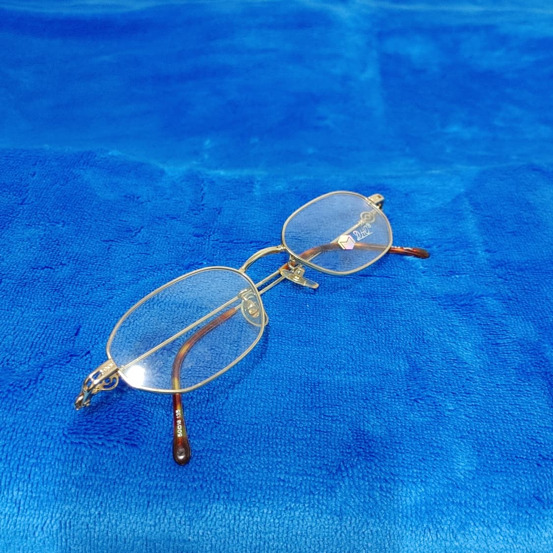 유니크 금장 빈티지 안경테 상품이미지5