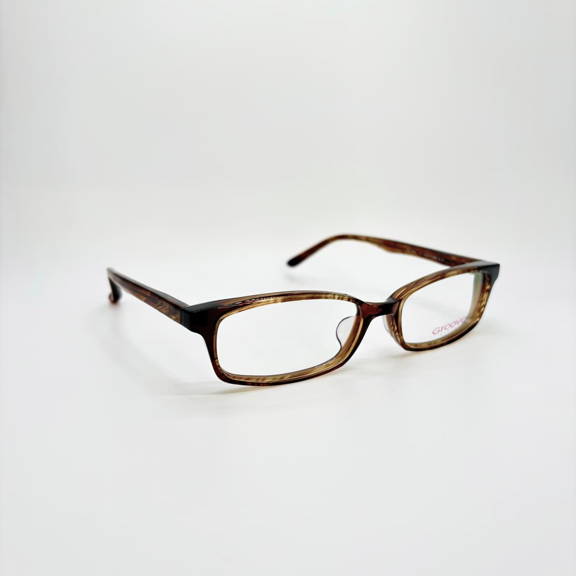GROOVE 브라운 스퀘어 빈티지 뿔테 상품이미지2