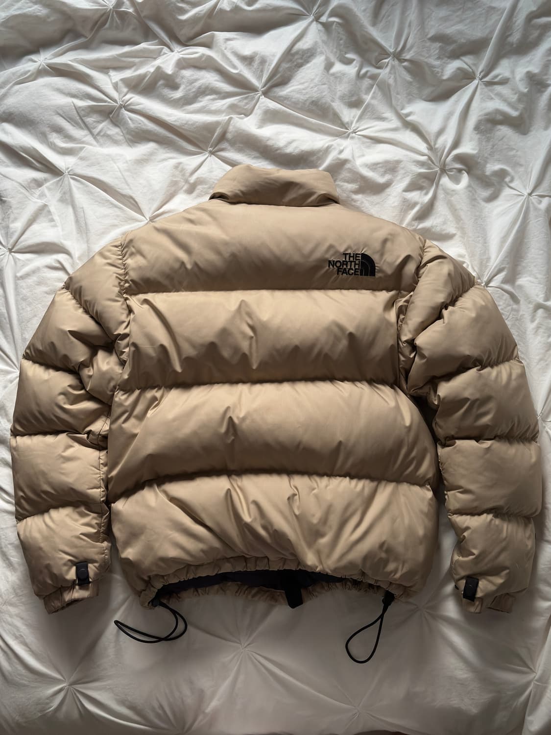 노스페이스 베이지 600 눕시 패딩 자켓 XL 상품이미지2