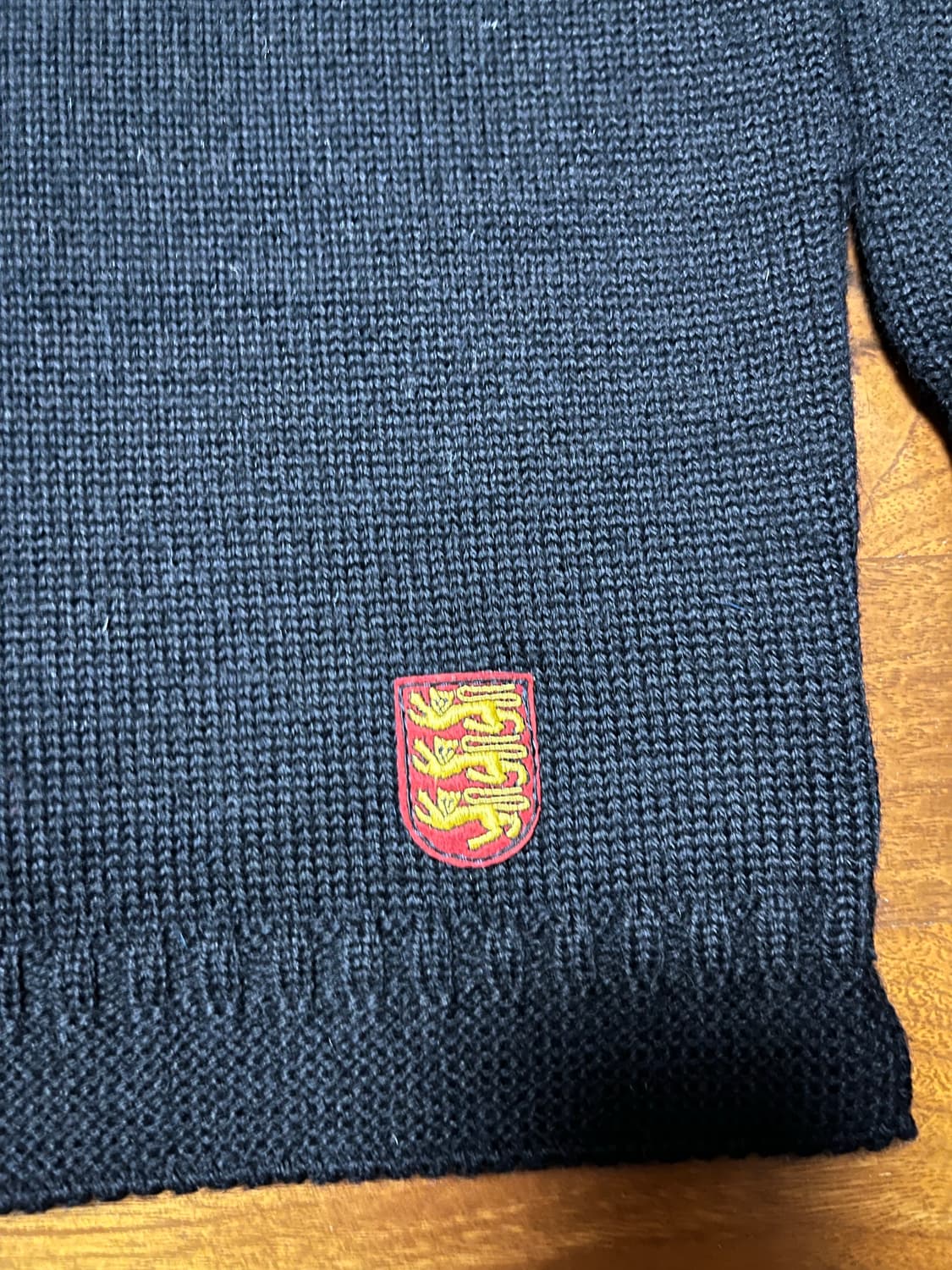 건지울른스 피셔맨 홀가먼트 스웨터 블랙 상품이미지5