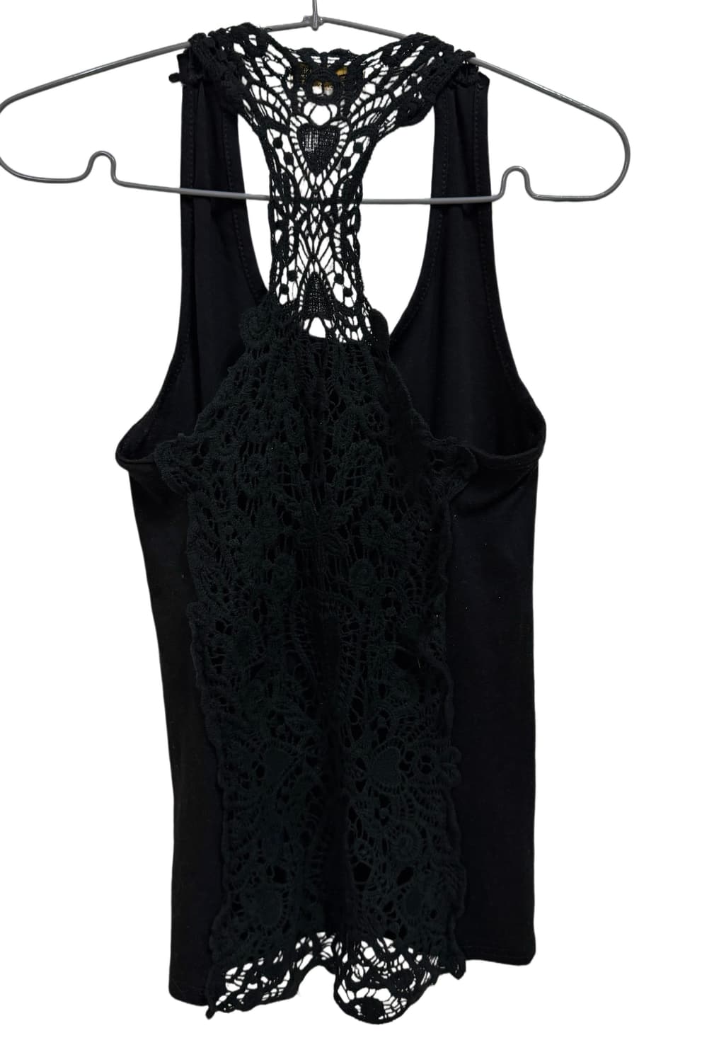 갸루 y2k 펑크 백 하트 레이스 탱크탑 나시 상품이미지1