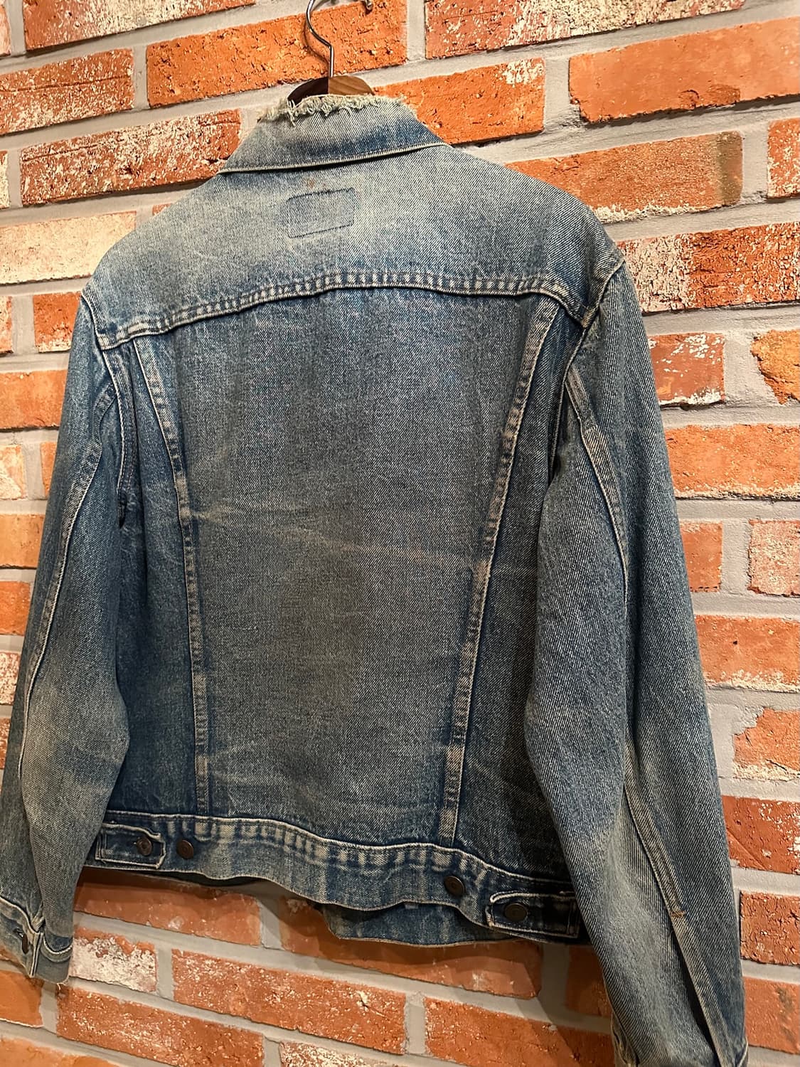 80s USA 빈티지 리바이스 70505 3rd 데님 트러커 자켓 상품이미지7