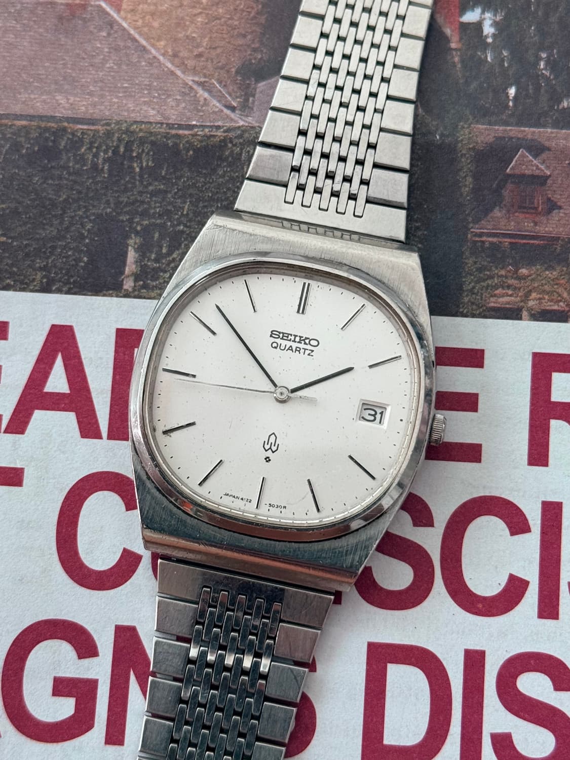 Seiko 세이코 쿼츠 스퀘어 1976 상품이미지1
