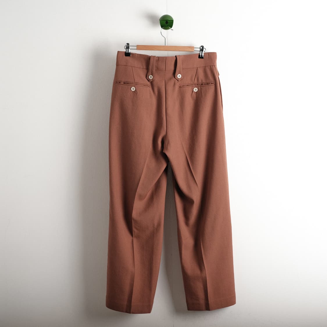 Tangent 탄젠트 48사이즈 헨리 울 트윌 와이드 팬츠 상품이미지10