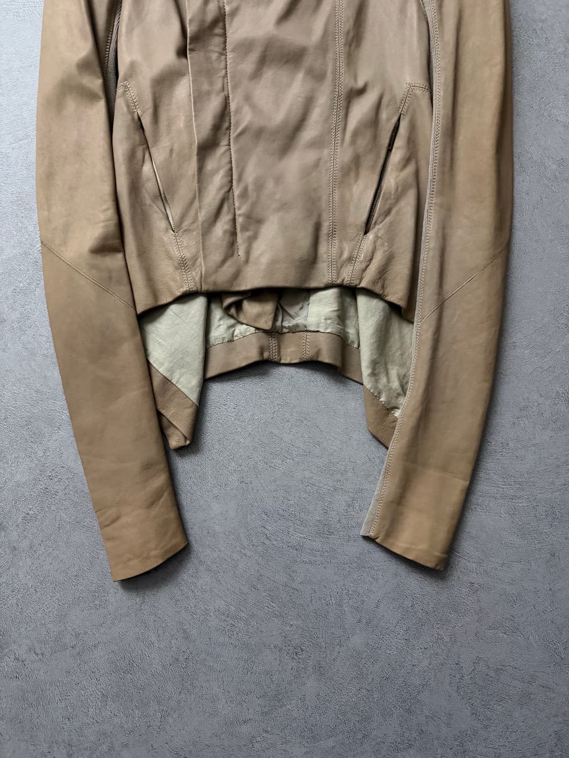 11FW 릭오웬스 나스카 하이넥 헤더자켓 상품이미지5