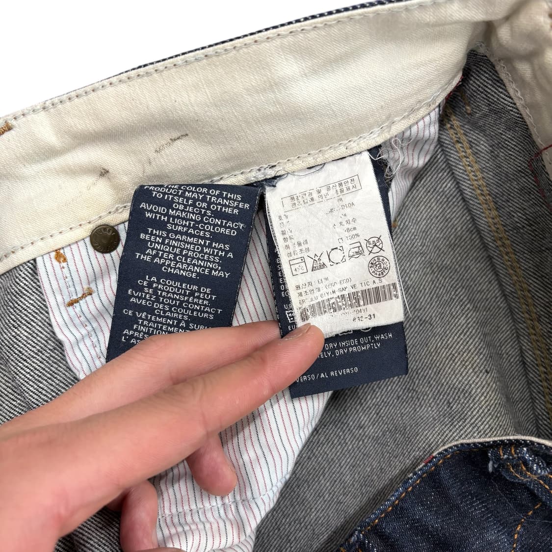 (32) 타미힐피거 레귤러 핏 중청 데님 팬츠 상품이미지7