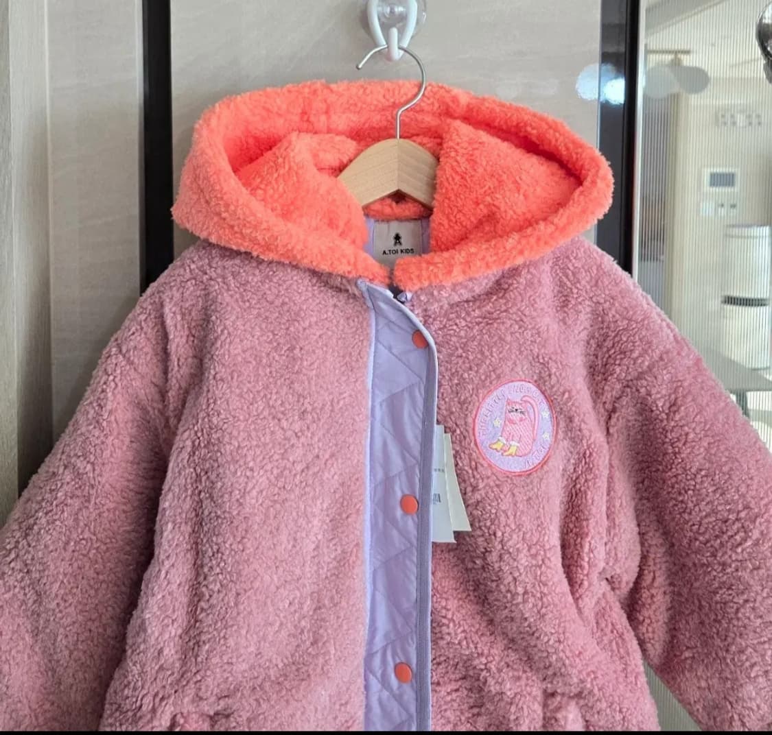 💖새상품 아뚜아 도톰한 뽀글이 140사이즈💖 상품이미지4