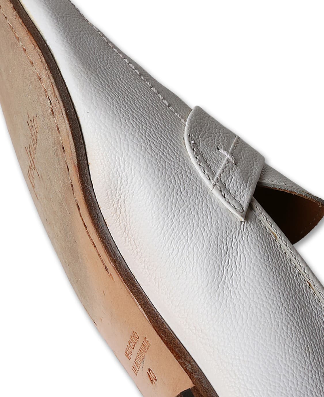 폴페따 [Polpetta] Moneta Lav.화이트 레더 패니로퍼 빔즈 상품이미지8