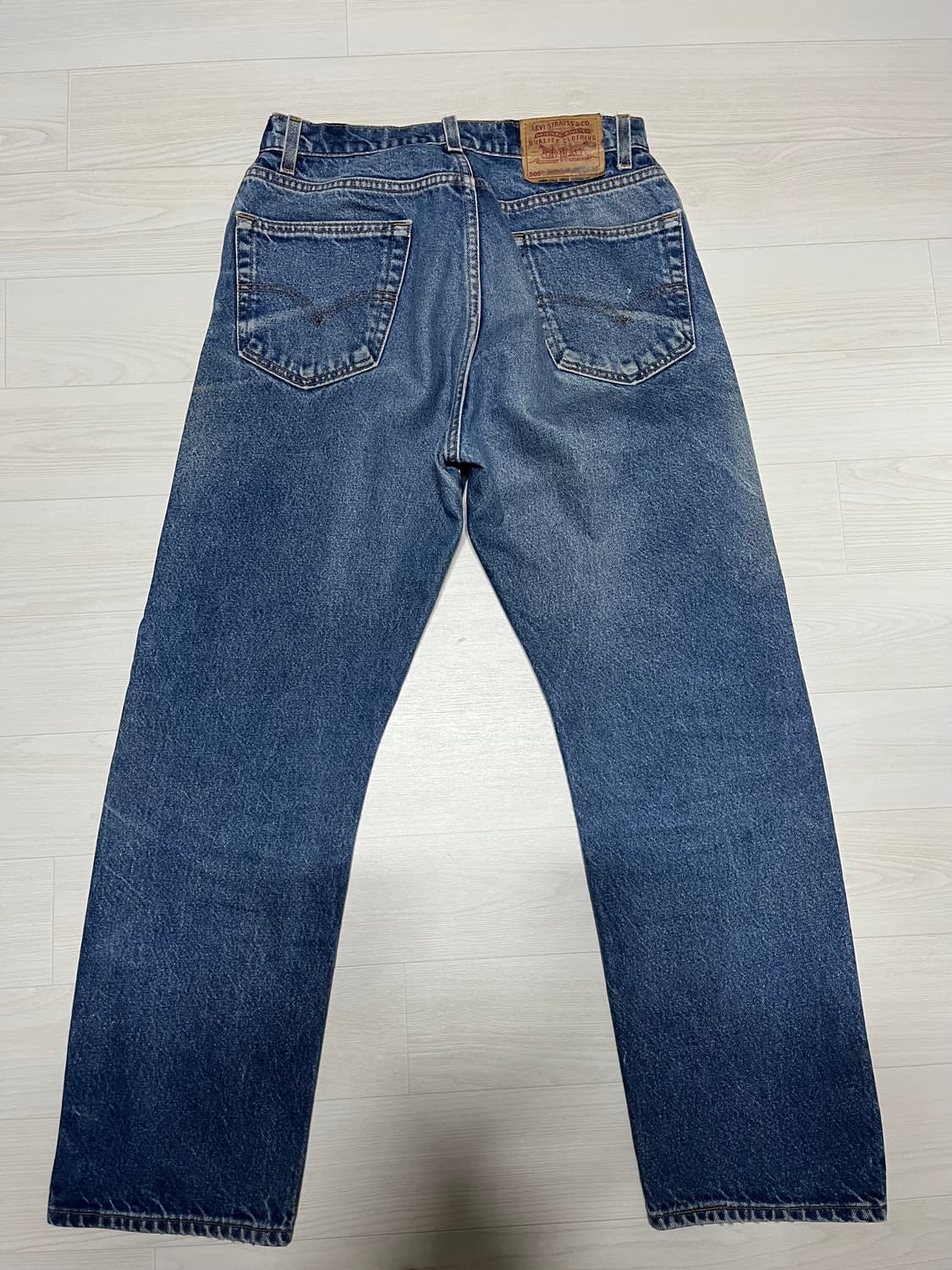 빈티지 리바이스 505 made in usa 데님 팬츠 판매합니다. 상품이미지2