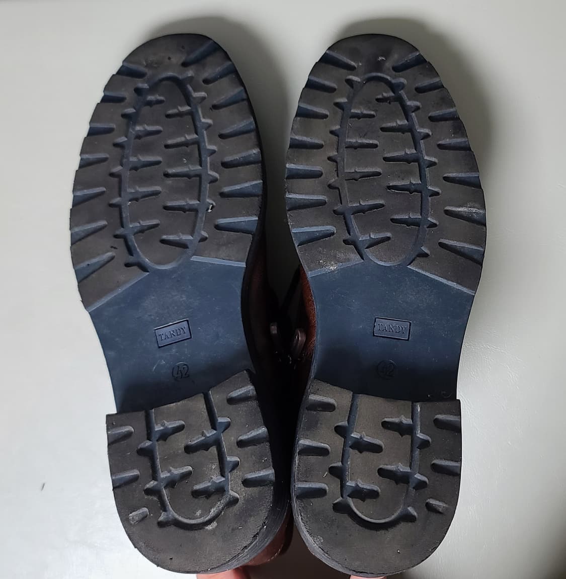 탠디 옴므 천연가죽 레이스업 부츠 (265E), 다크 브라운 상품이미지4