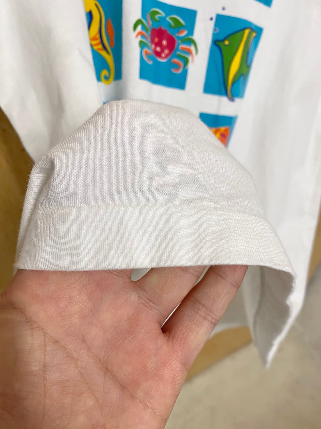 90s tropical fish t-shirt 90년대 열대어 티셔츠 상품이미지4