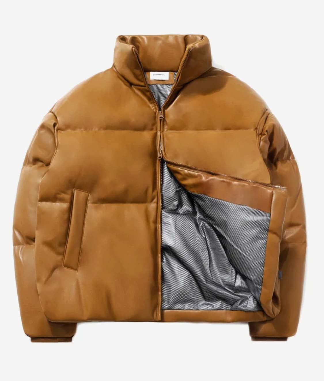 Qt8 가먼츠 비건레더 숏패딩 상품이미지2