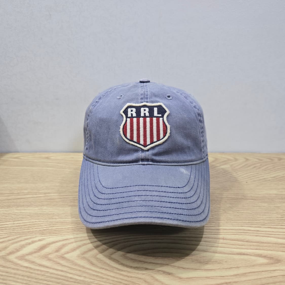 OS RRL 더블알엘 방패캡 블루 상품이미지1