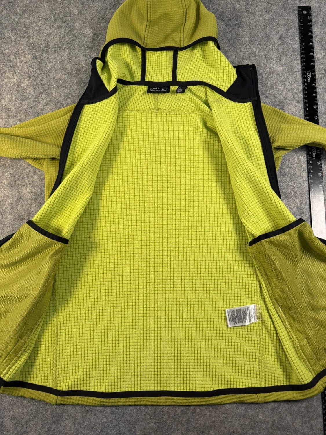 마운틴하드웨어 남성 폴라텍 파워 그리드 후드집업 문 모스 헤더 상품이미지5