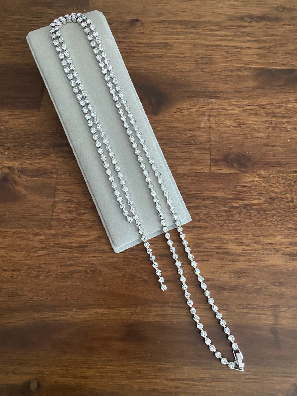 악세서리 큐빅 롱 테니스목걸이 상품이미지1