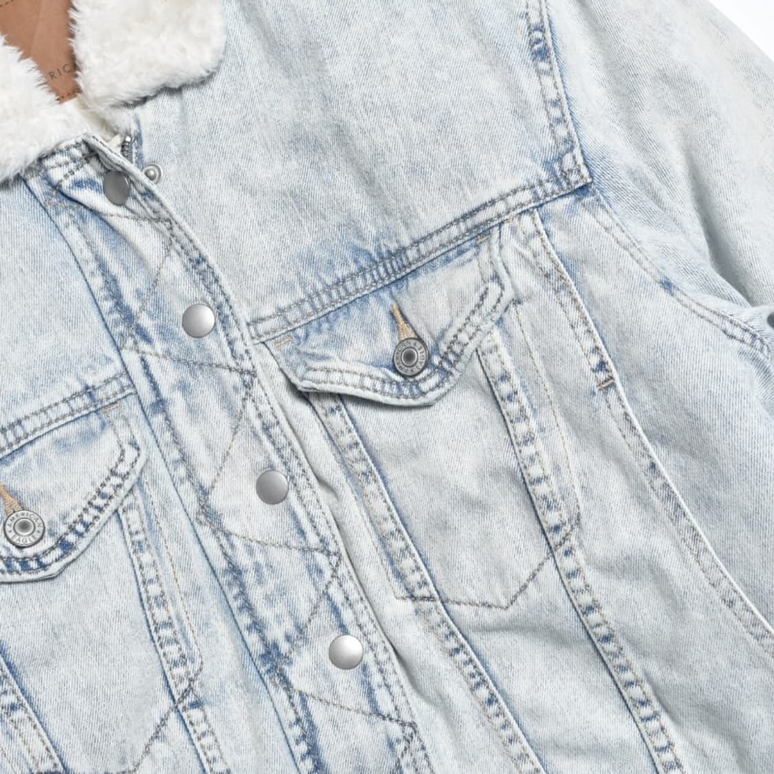 아메리칸 이글 쉐르파 양털 데님 청자켓 N906 상품이미지6