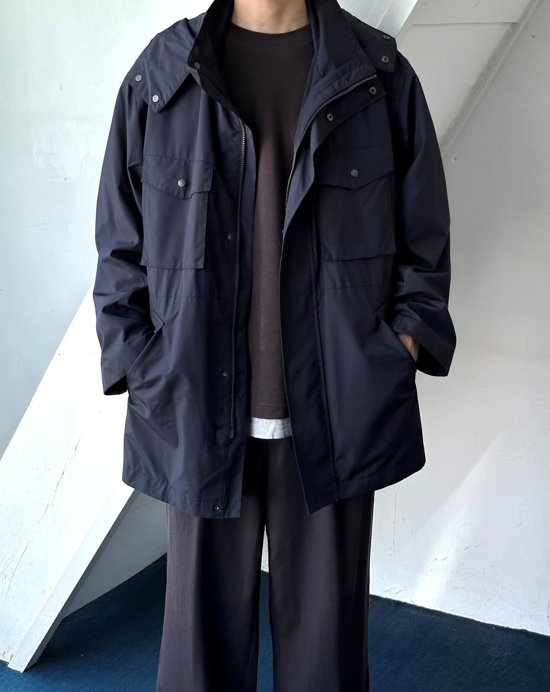 High count poly design mil parka 상품이미지7
